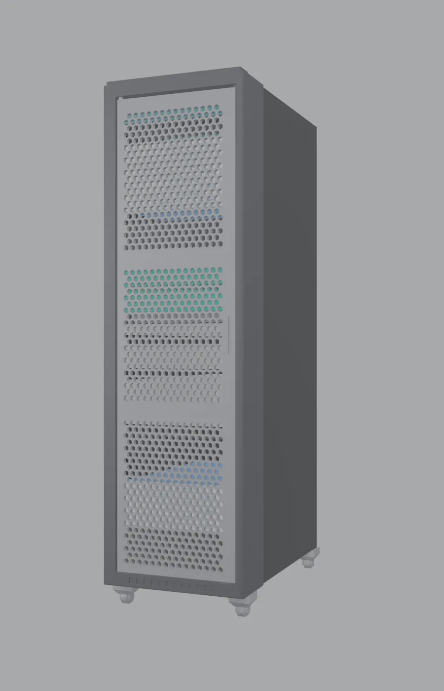 1:8 Scale 42U Server Rack - Free 3D Print Model - MakerWorld