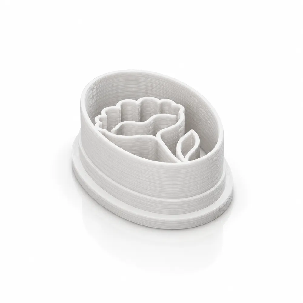 Flower Cameo Polymer Clay Cutter - Free 3D Print Model - MakerWorld