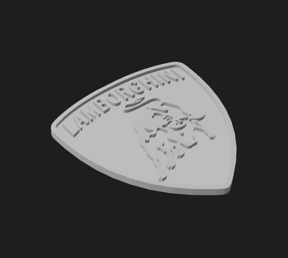 LAMBORGHINI LOGO - Modèle d'Impression 3D Gratuit - MakerWorld