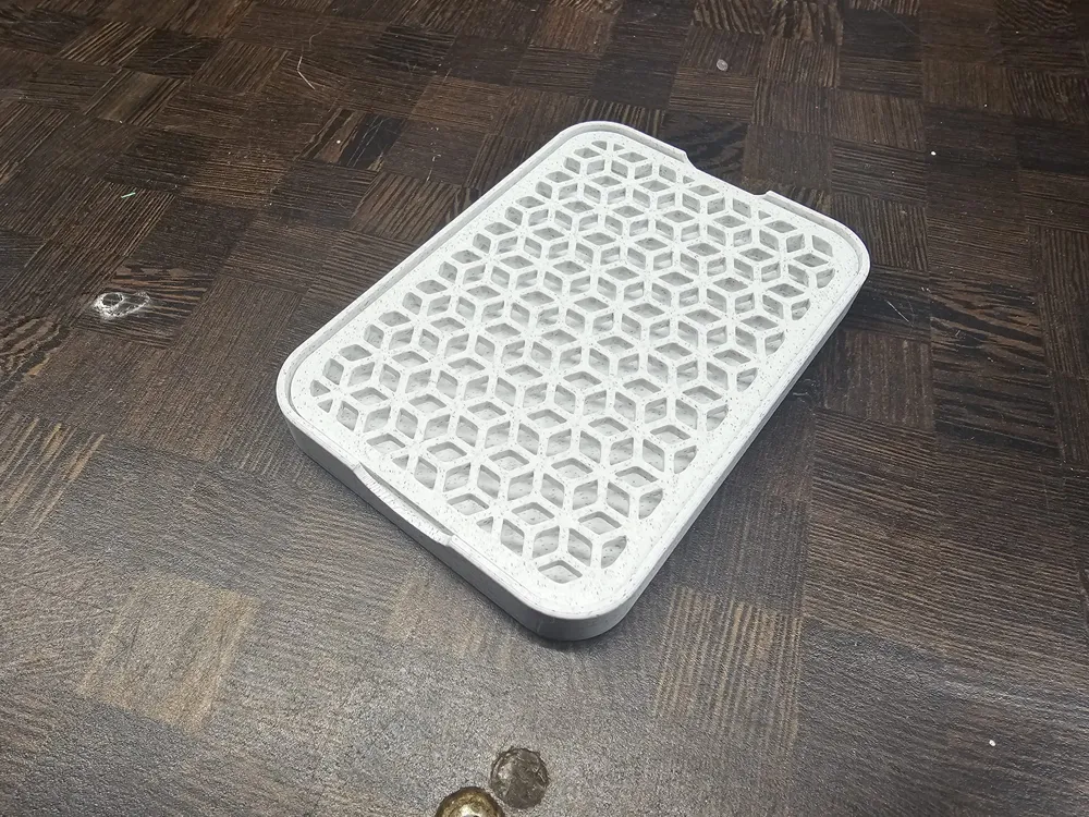 Soap dish with decorative grid 10 patterns & 6 shapes - Free 3D Print ...