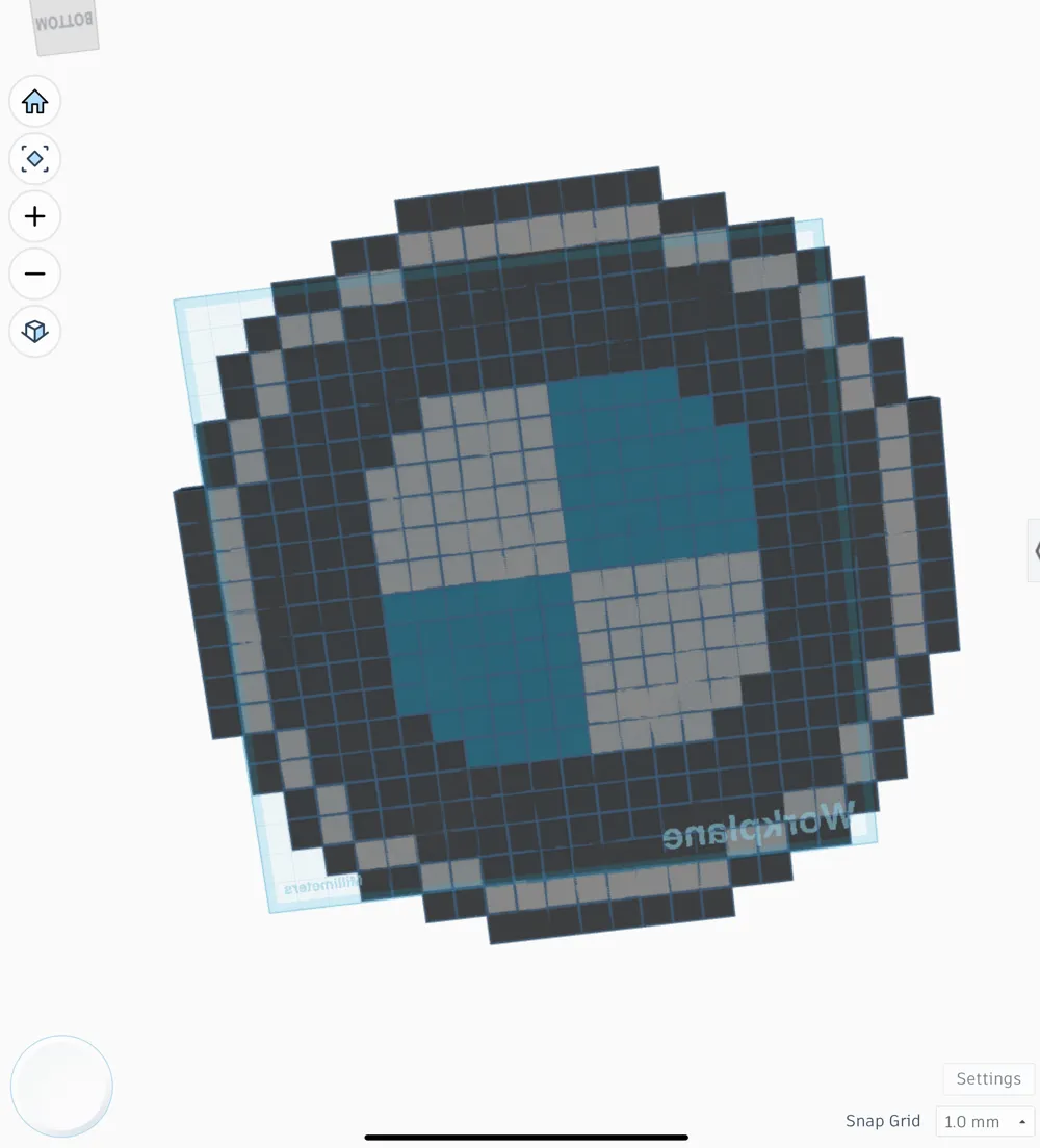 Logo BMW pixelisé - Modèle d'Impression 3D Gratuit - MakerWorld