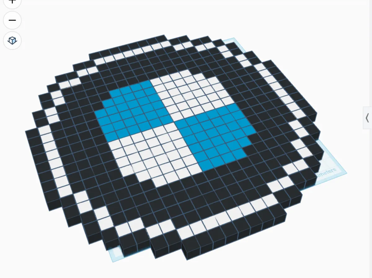 Logo BMW pixelisé - Modèle d'Impression 3D Gratuit - MakerWorld