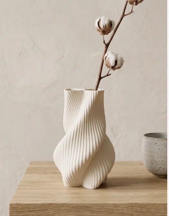 Japandi Vase Yorisou - Spiral Vase - Free 3D Print Model - MakerWorld
