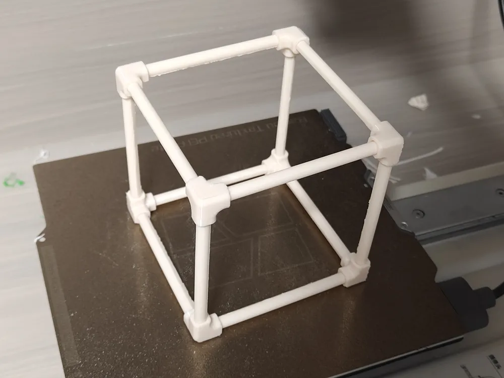 Cube frame structure - Free 3D Print Model - MakerWorld