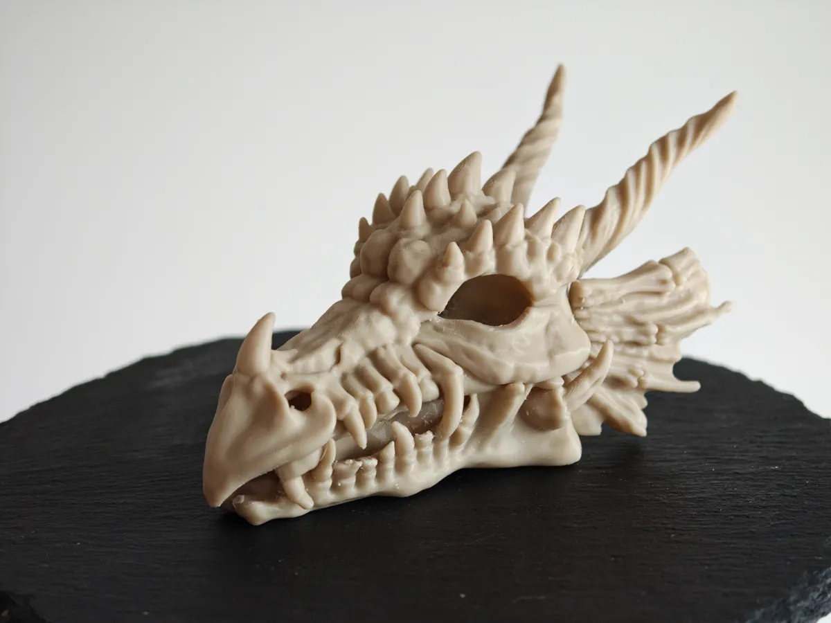 Forgor Image Ancient Dragon Skull - Free 3D Print Model - MakerWorld