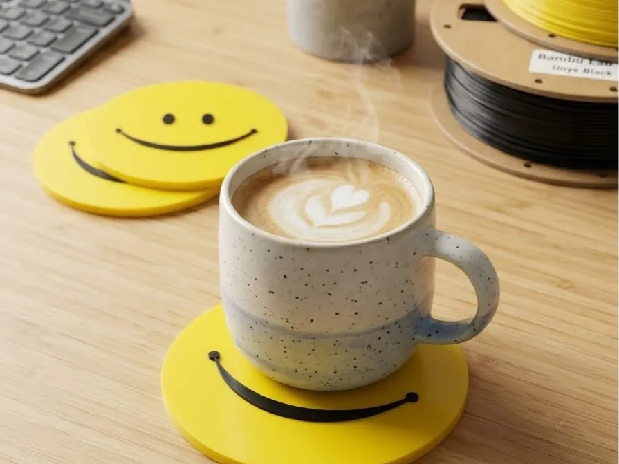 Verity coaster - Free 3D Print Model - MakerWorld
