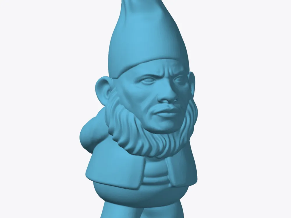 the rock garden gnome - Free 3D Print Model - MakerWorld
