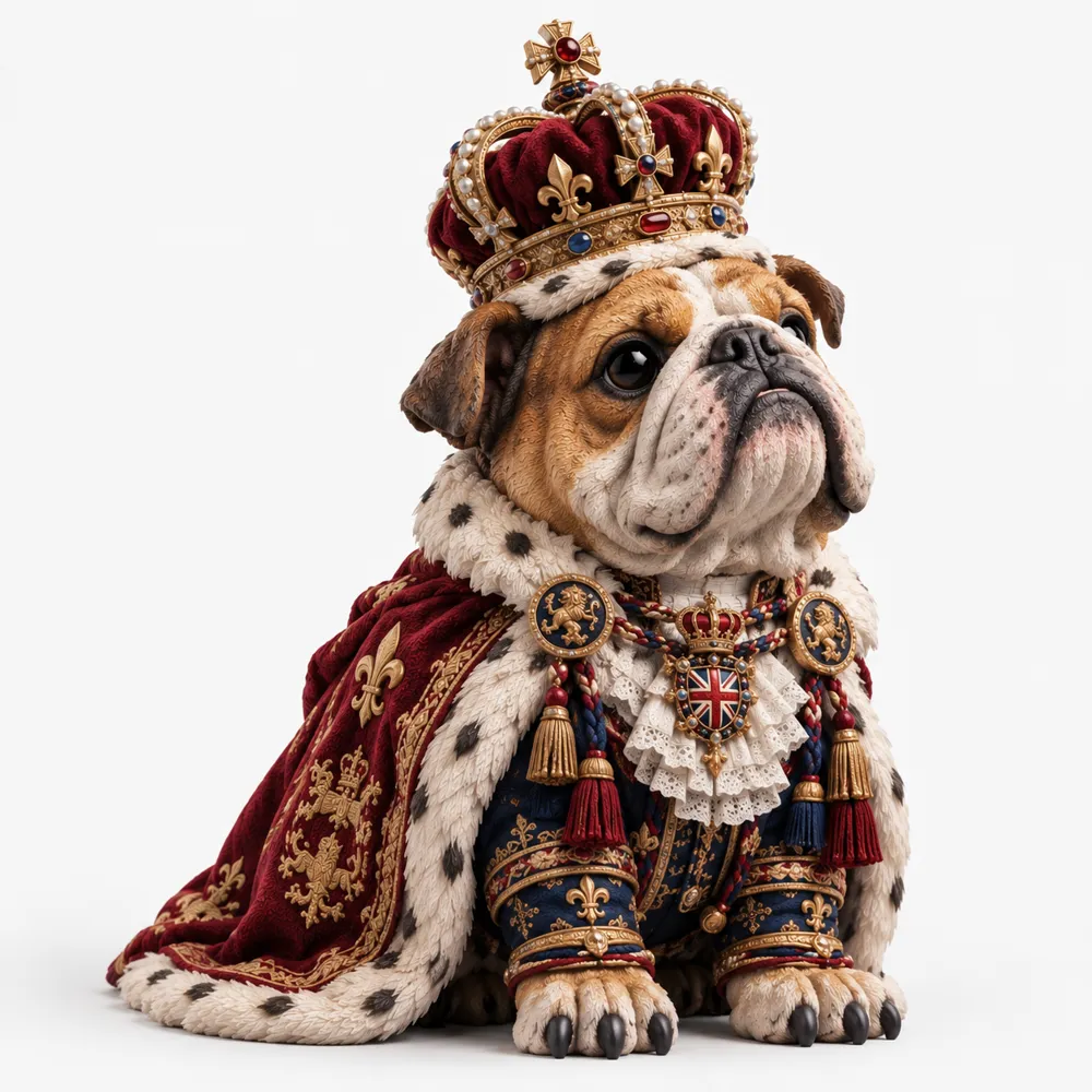 Bulldog King - Free 3D Print Model - MakerWorld