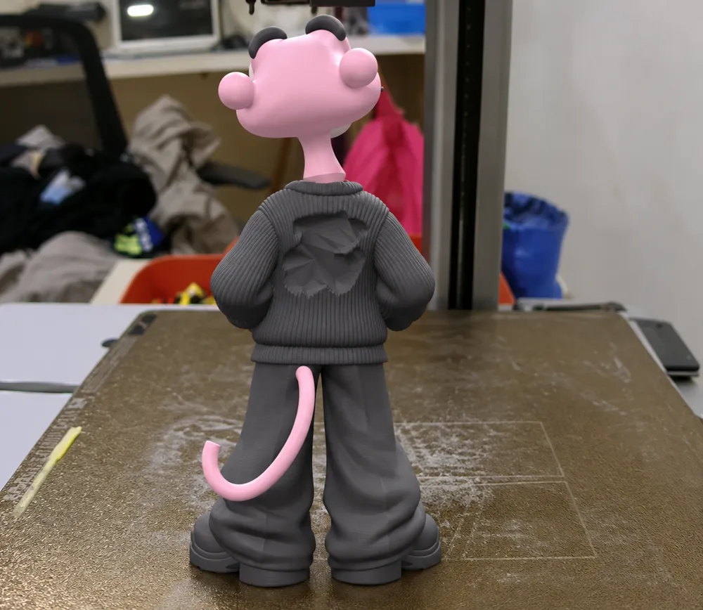 Model Space Autocad File Pink Panther Cardigan | Pink Panther - Free 3D Print Model - MakerWorld