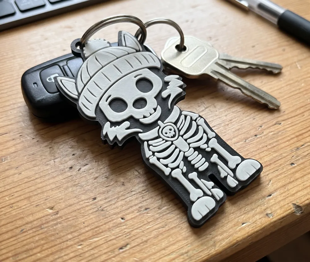 Little Skeleton Models Skeleton Everest Halloween Keychain | Paw Patrol - Free 3D Print Model ...