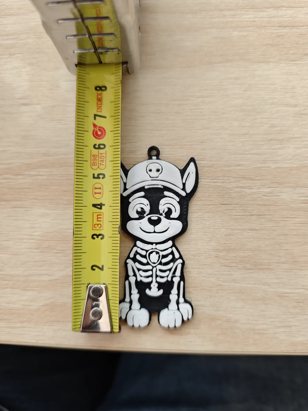 Little Skeleton Models Skeleton Rocky Halloween Keychain | Paw Patrol - Free 3D Print Model ...