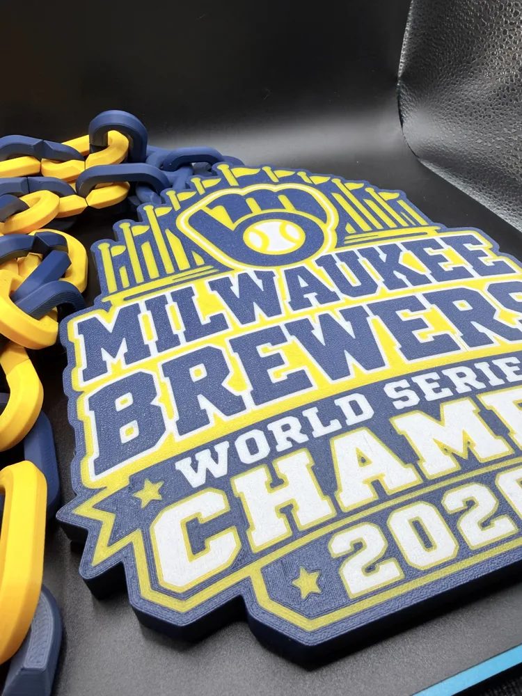 2026 World Series Champion Milwaukee Brewers - Free 3D Print Model ...