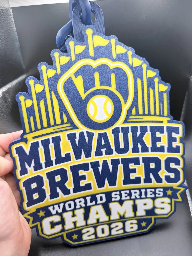 2026 World Series Champion Milwaukee Brewers - Free 3D Print Model ...