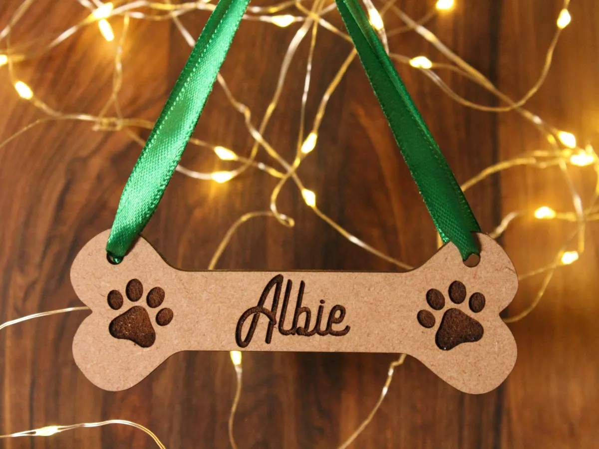 Dog Christmas Tree Ornament By Foxwood by Foxwood MakerWorld: Download Free 3D Models - 3D model önizlemesi