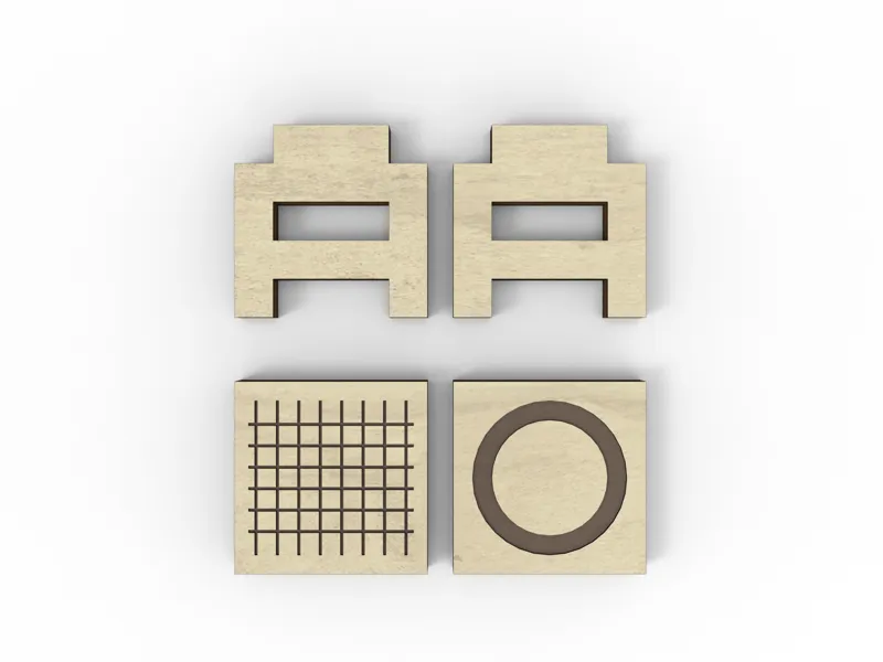 Laser Cut and Engraving Test File