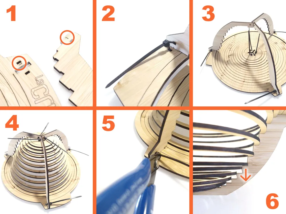 Lasercut Spiral Bowl - Free 3D Print Model - MakerWorld