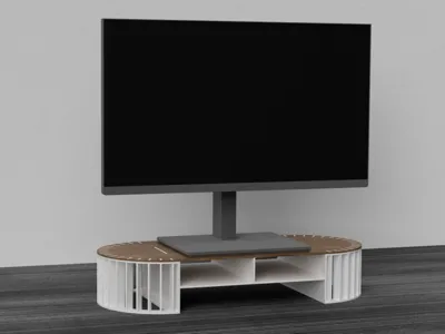 Monitor Stand Riser Shelf