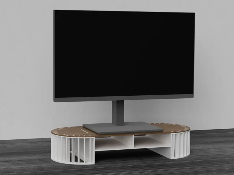 Monitor Stand Riser Shelf
