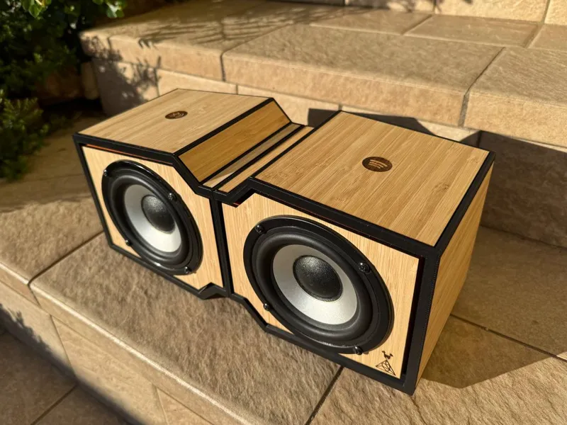3D printed and Laser cut Bluetooth Speaker