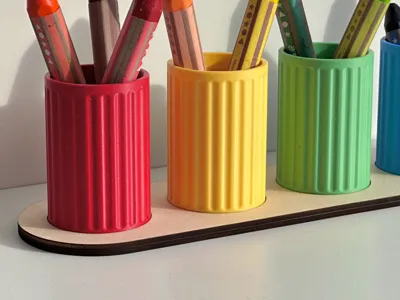 Tray for Color Sorting Pen Holder