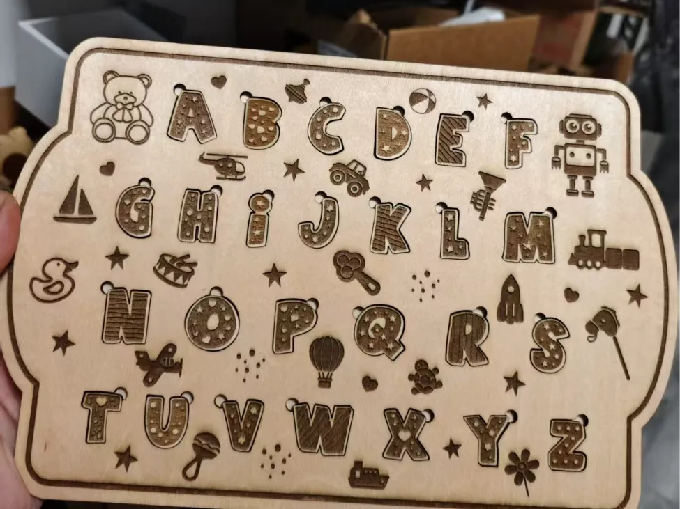 26-Letter Alphabet Children's Educational Puzzle by Carry MakerWorld: Download Free 3D Models - 3D model önizlemesi