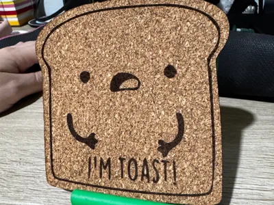 Iam toast coaster
