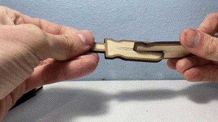 Wooden 3D Screwdriver