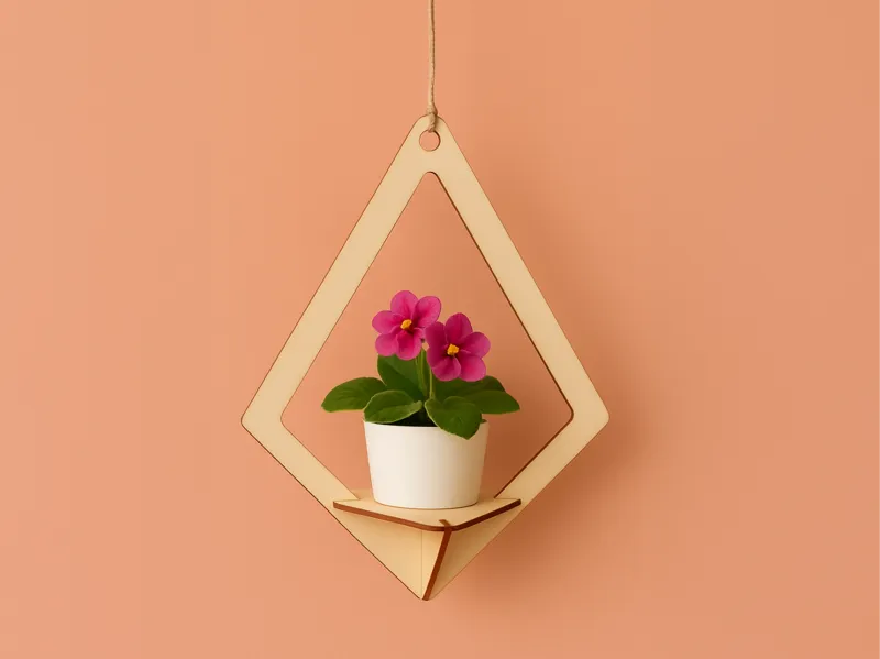 Elegant, hanging flower, plant holder 