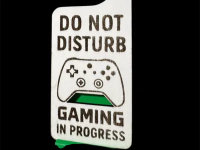 Do not disturb Gaming  door hanger