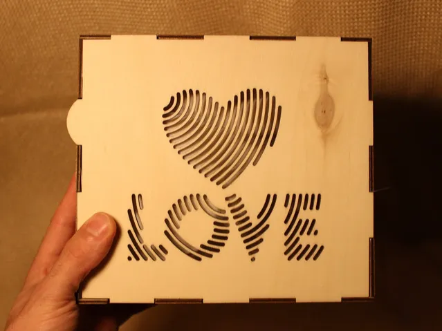 love wooden box