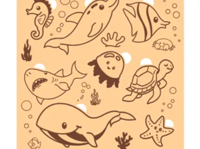 Sea animals Zoo mind toy game girl boy baby Puzzle