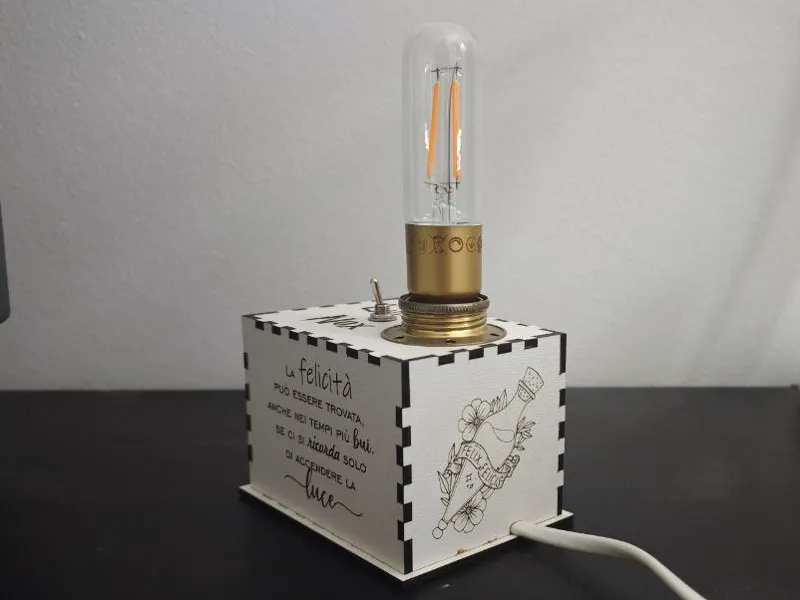 Harry Potter Lamp on white FDM