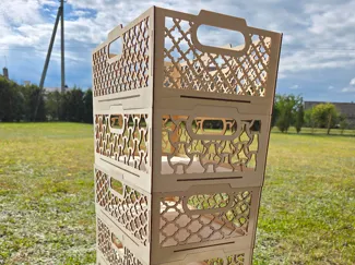 Beautiful Wooden Stackable Storage Box Bundle Nine