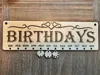 Birthday Calendar and 3 of each tags
