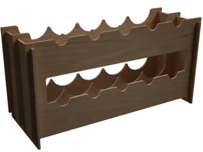 Double wine rack