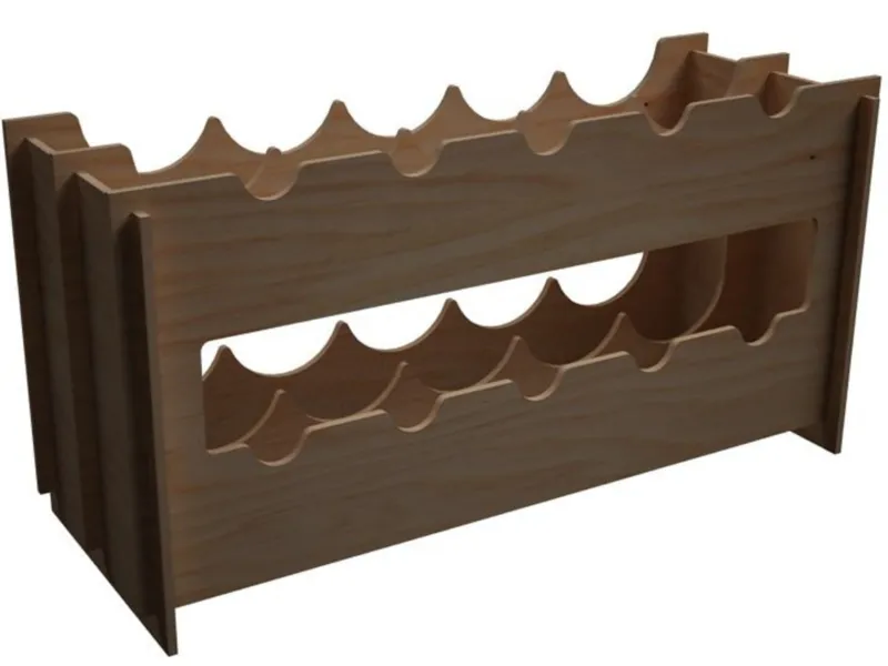 Double wine rack