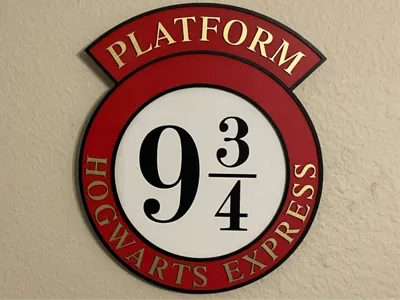 Platform 9 3/4 Sign