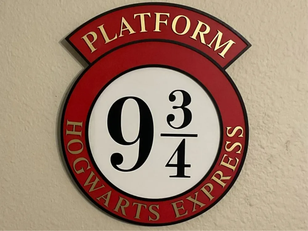Platform 9 3/4 Sign by Dan203 MakerWorld: Download Free 3D Models platform-9-3-4-sign-by-dan203-makerworld-download-free-3d-models