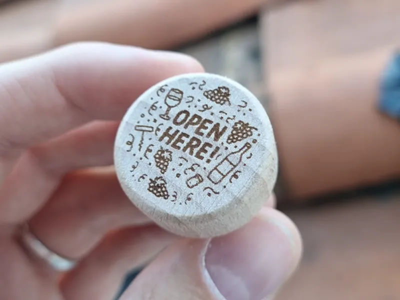 Wooden Bottle Cap