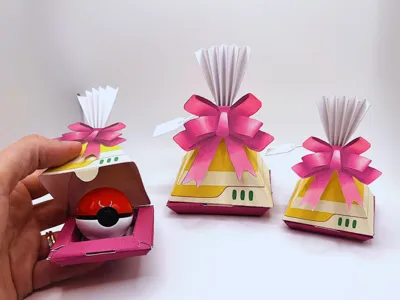 Pokémon GO Gift Box - No Tape or Glue Required