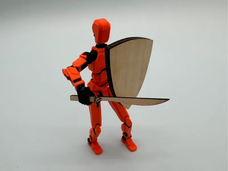 Dummy 13 shield - laser-cut