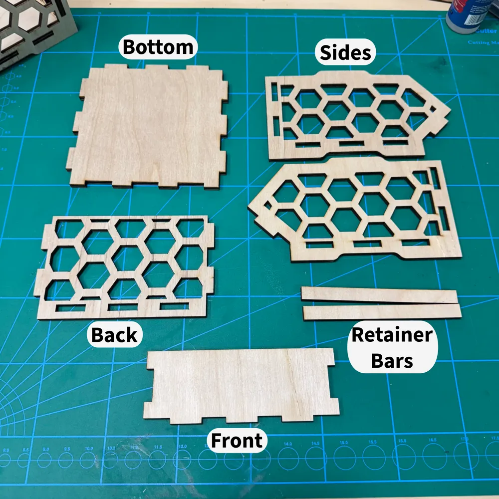 Stackable Storage Bin Laser Cut - 0.21in. material - Free 3D Print ...