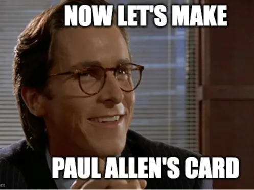 Paul Allen s Card