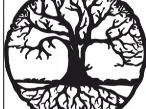 Tree of life wall spiritual art