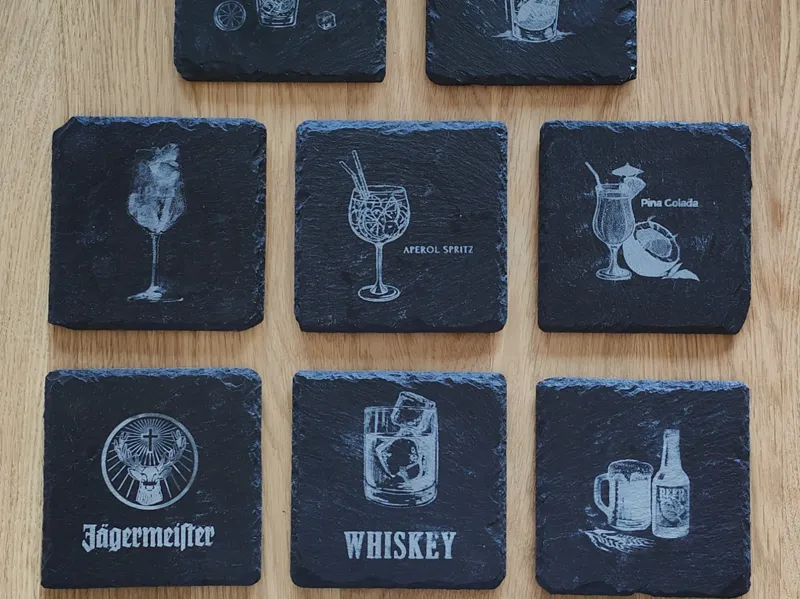 Slate coaster