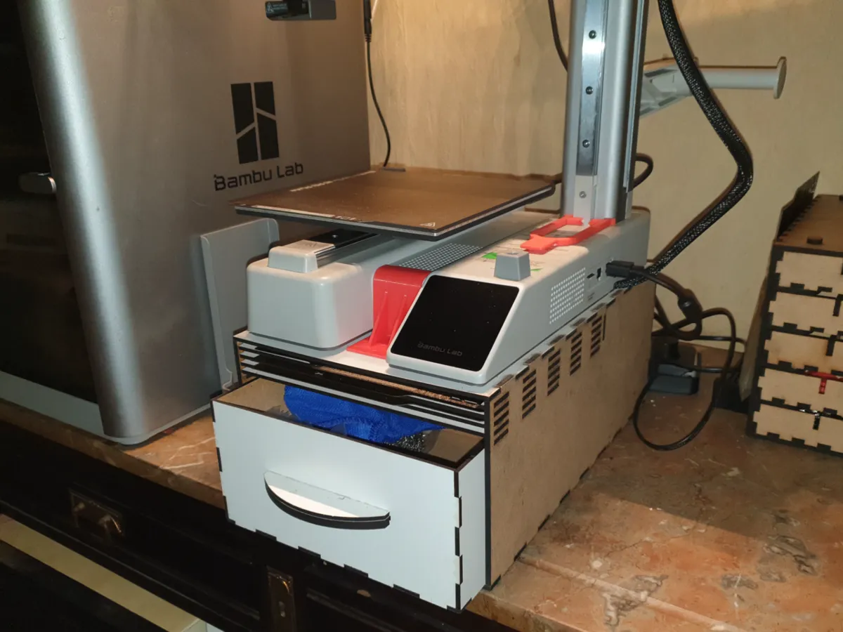 A1 Mini Cabinet by TriBar MakerWorld: Download Free 3D Models - 3D model önizlemesi