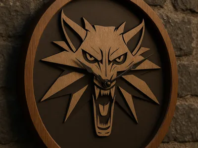 The Witcher Wall Clock – Stylish Wooden Watch