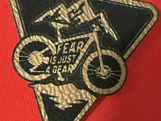 FEAR IS JUST A GEAR HAT PATCH