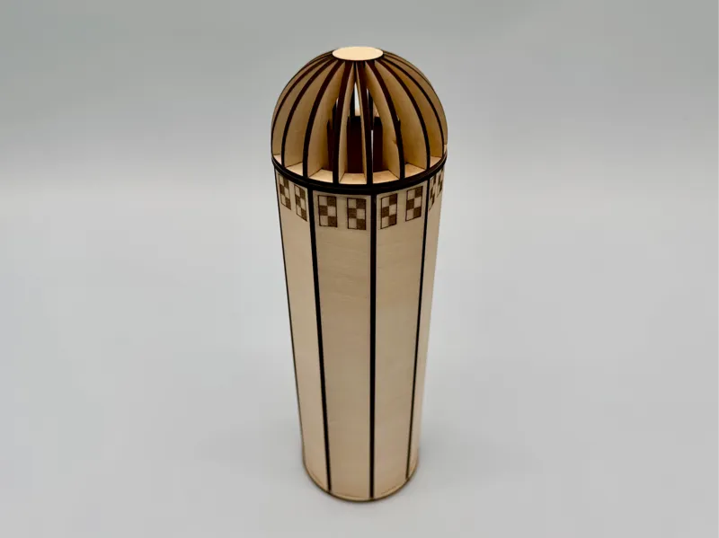 Silo container w. lid, no hardware required