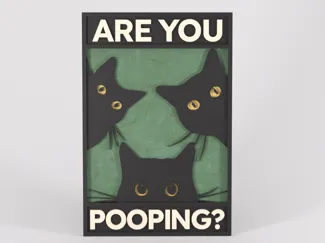 Funny Are you Pooping Sign - Cats